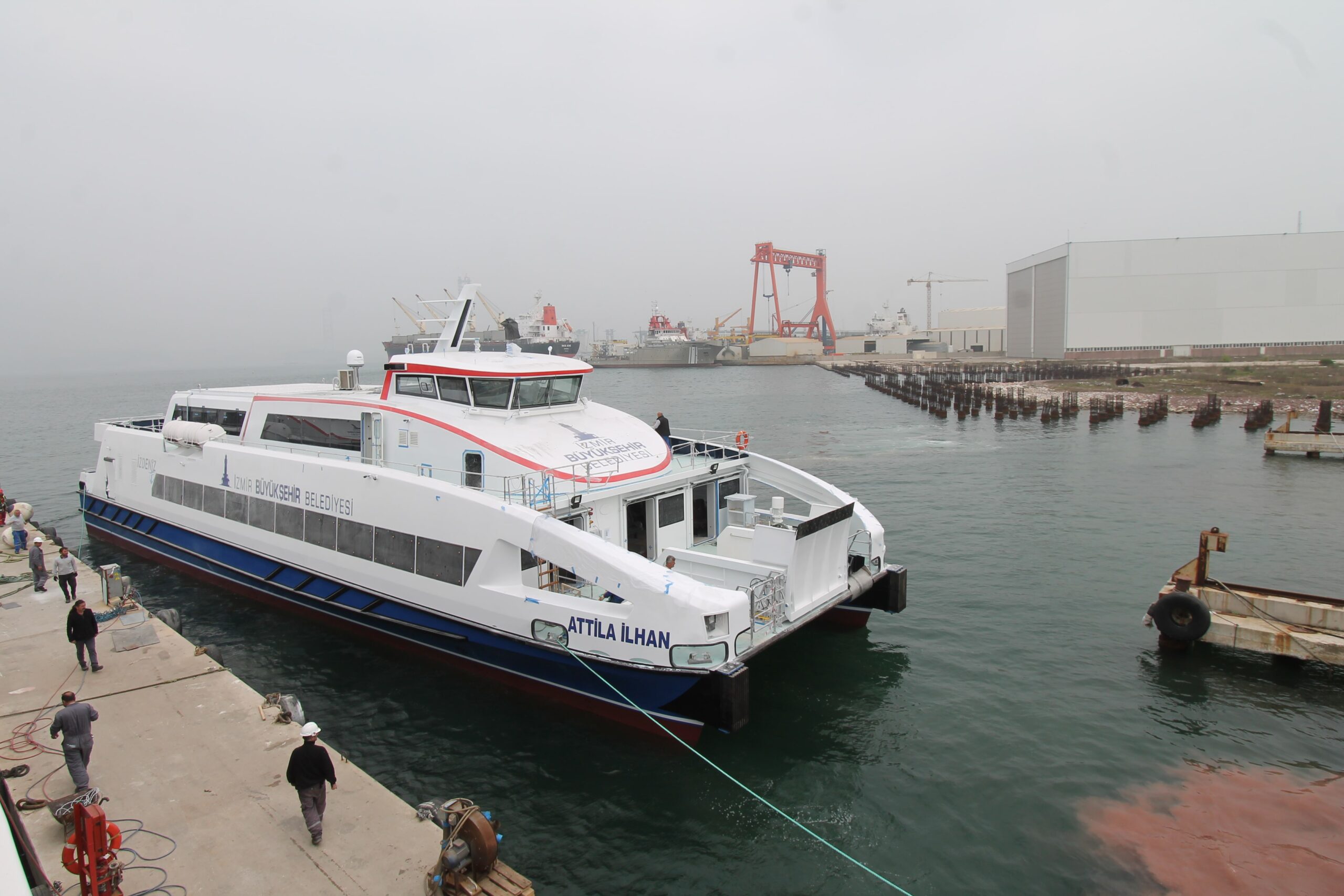 Özata Shipyard Repair | ‘Attila İlhan’ Passenger Vessel Built by Özata Shipyard Arrived to Izmir